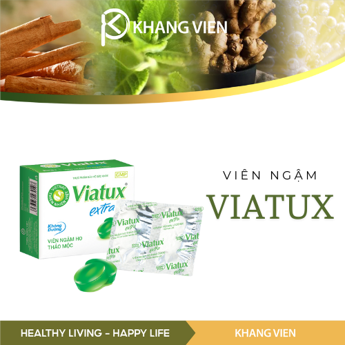 Viên ngậm giảm ho Viatux Extra